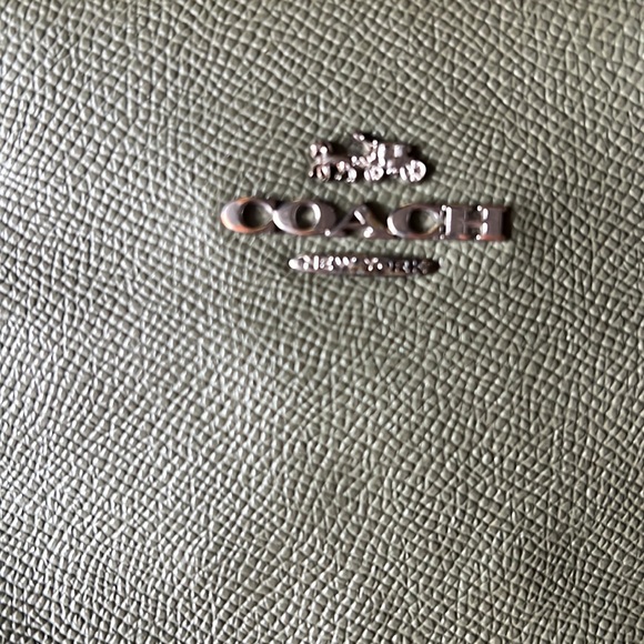 Lime green Coach handbag. Nice size! - Picture 2 of 3